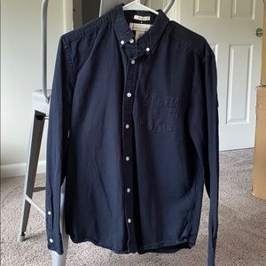 Navy Blue Flannel